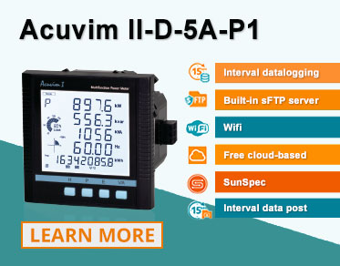 Accuenergy Acuvim II-D-5A-P1 Intelligent Power-Energy Meter
